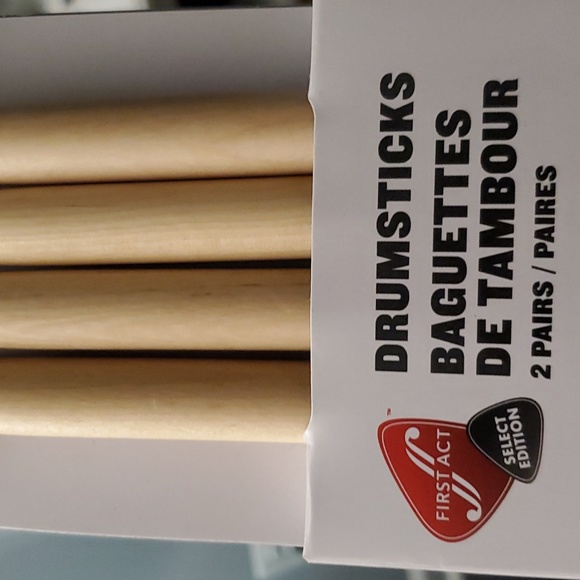 Unopened First Act Two Pairs of Drum Sticks - Picture 2 of 4